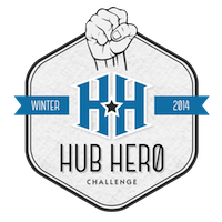 Hub Hero Challenge - Winter 2014 Logo