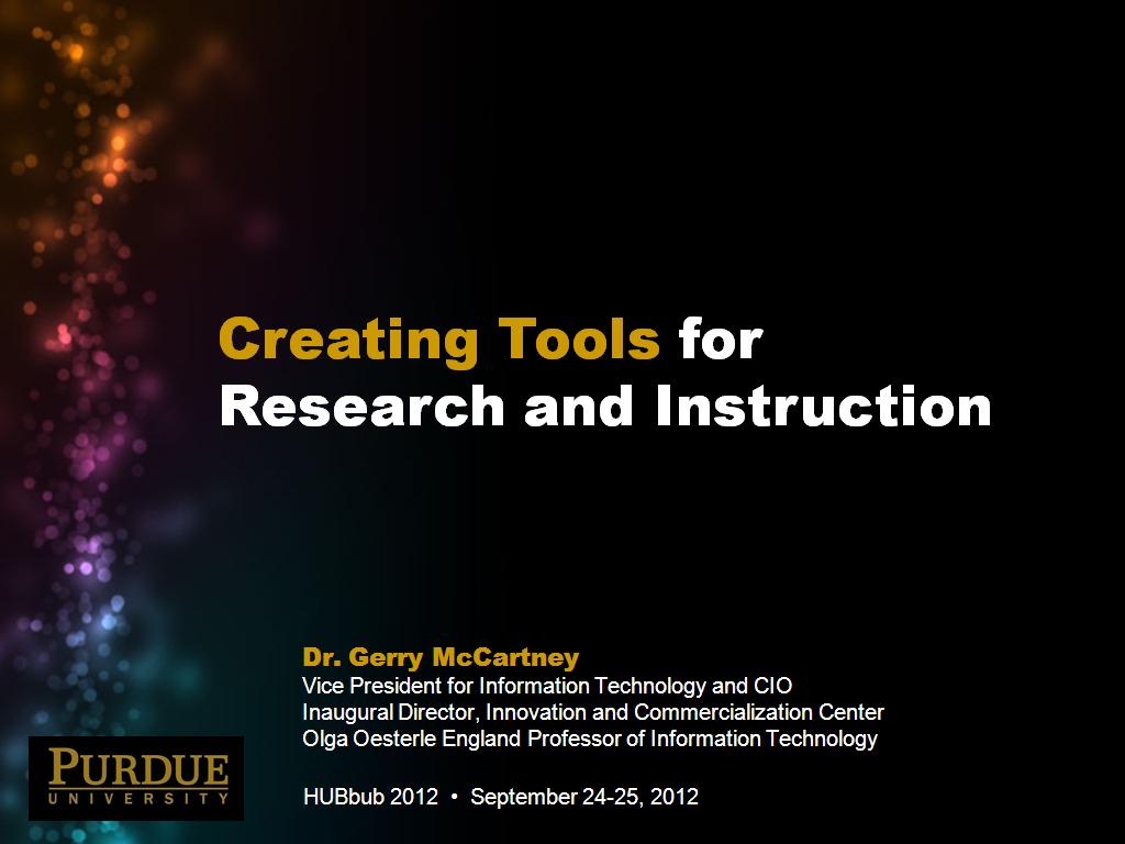 Creating Tools for Research and Instruction