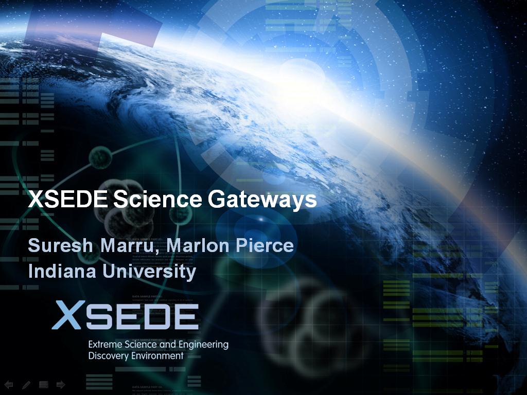 XSEDE Science Gateways