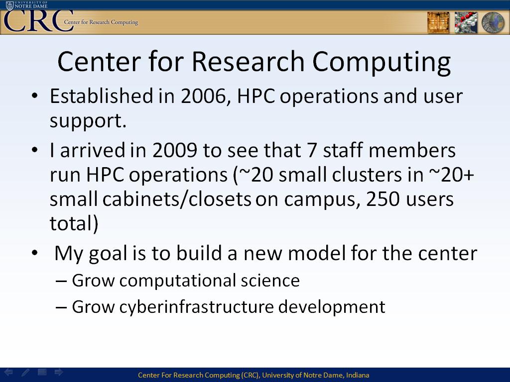 Center for Research Computing