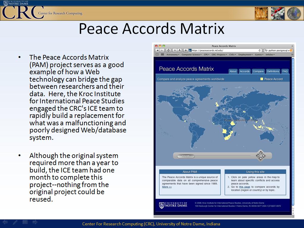 Peace Accords Matrix