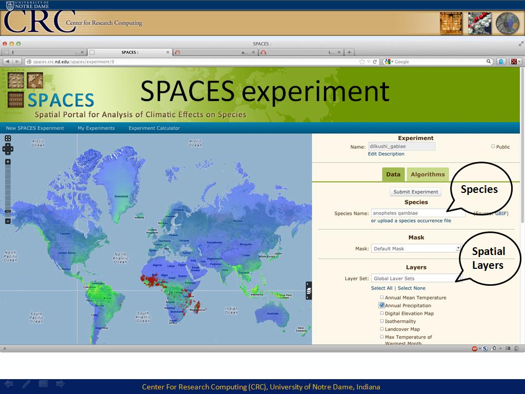 SPACES experiment