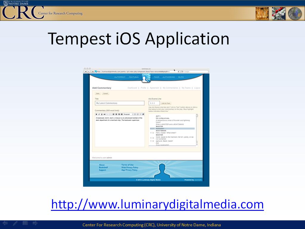 Tempest iOS Application