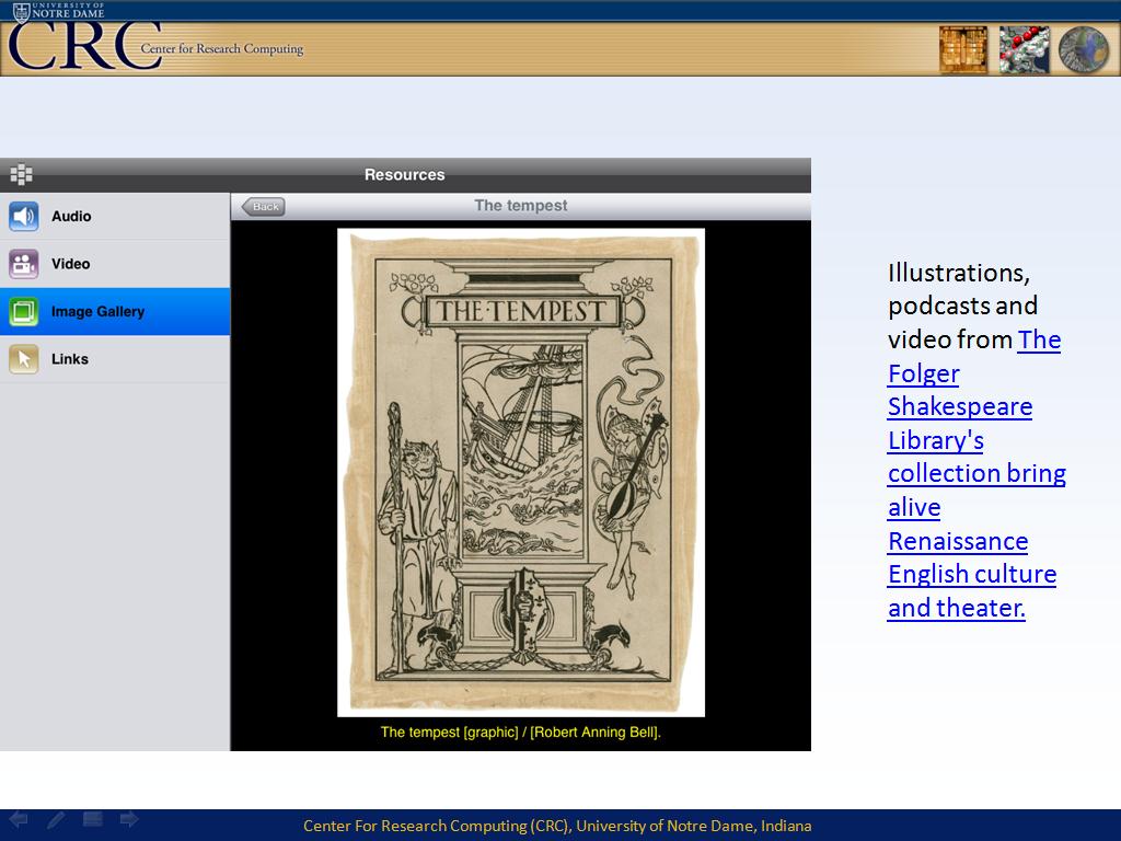 Illustrations, podcasts and video from The Folger Shakespeare Library's collection bring alive Renaissance English culture and theater.