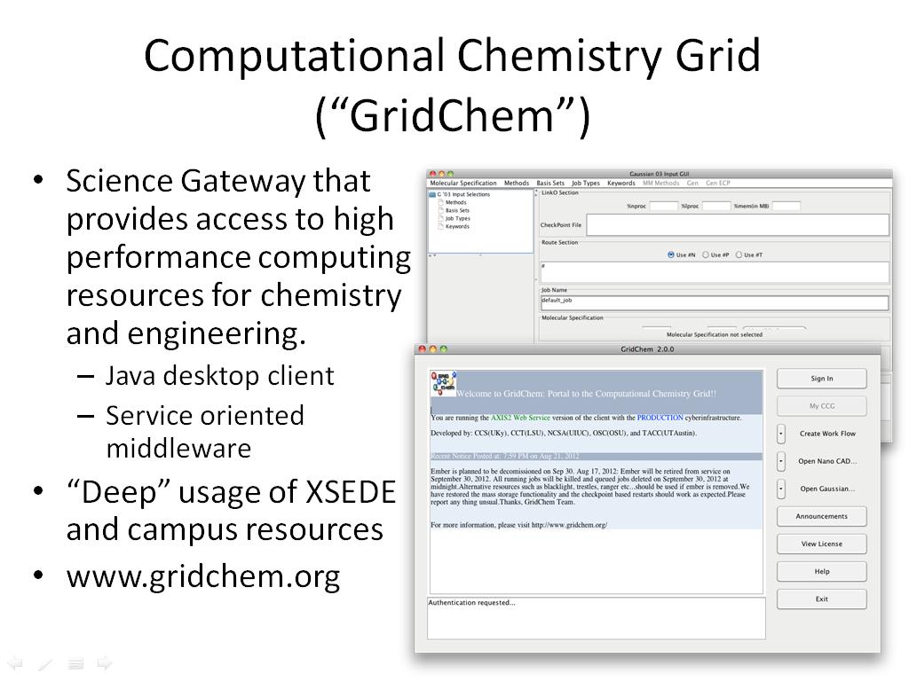 Computational Chemistry Grid (