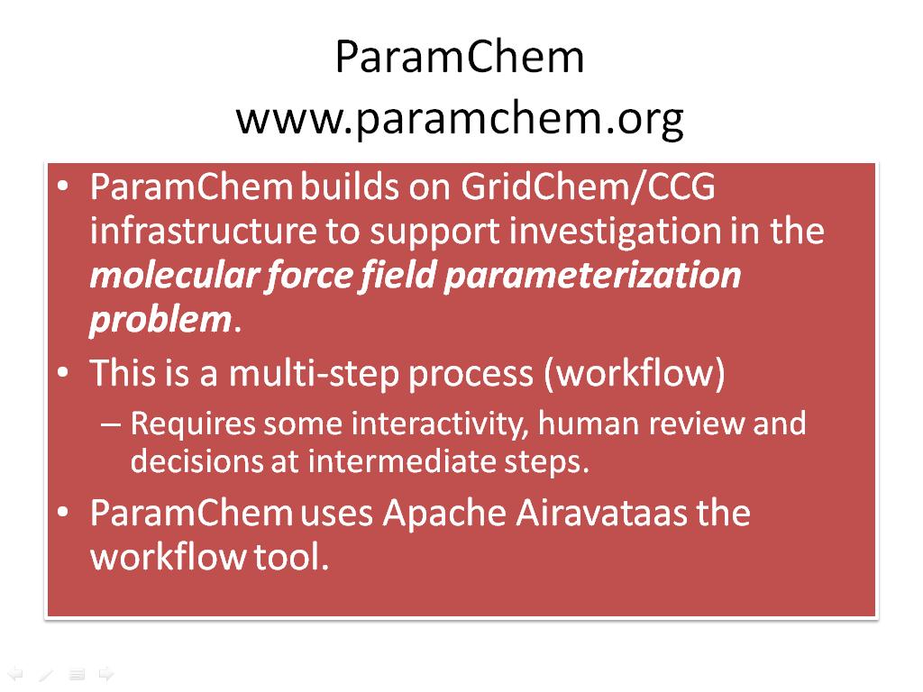 ParamChem www.paramchem.org