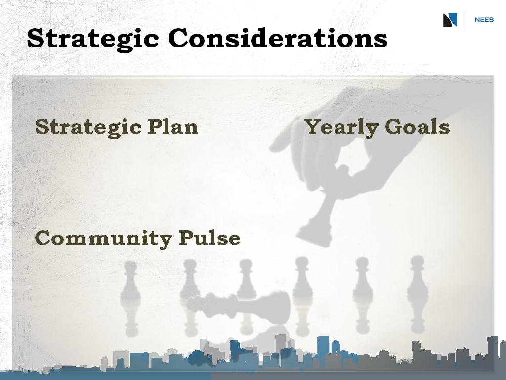 Strategic Considerations