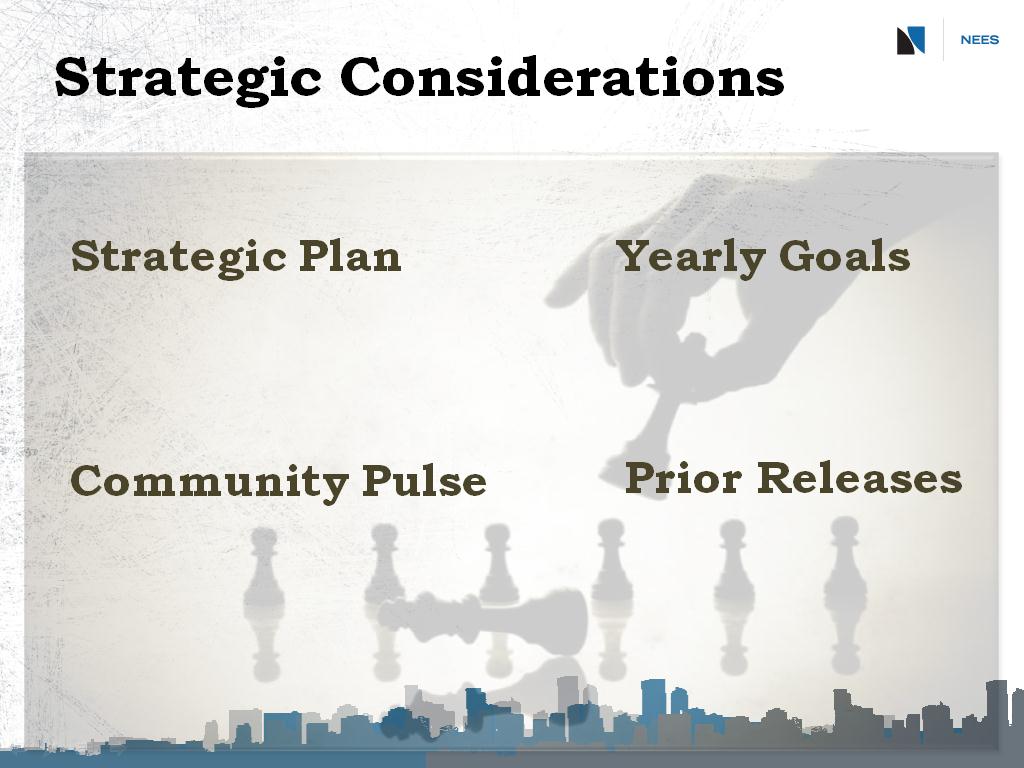 Strategic Considerations