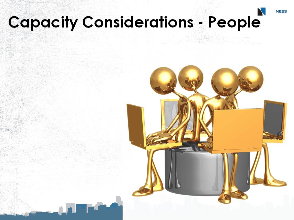 Capacity Considerations - People