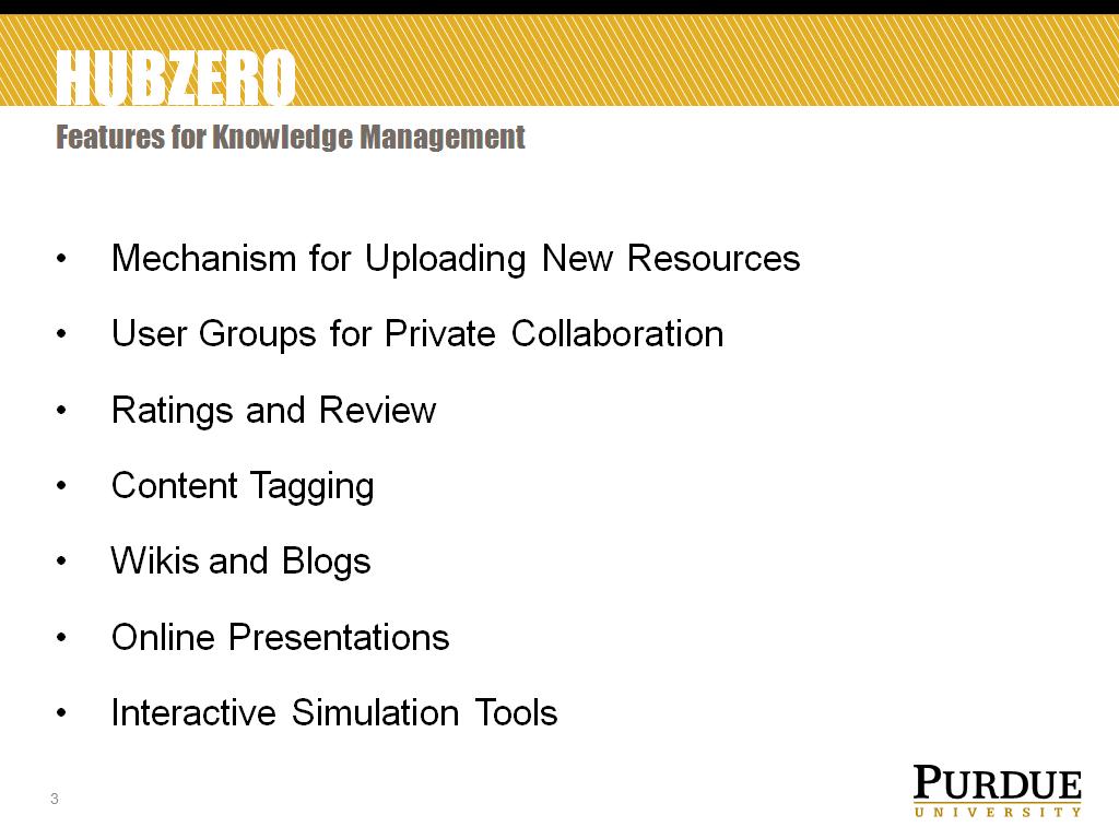 Features for Knowledge Management