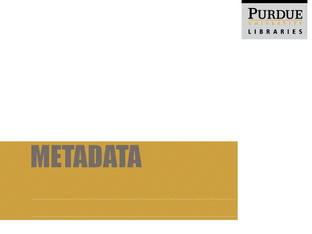 Metadata