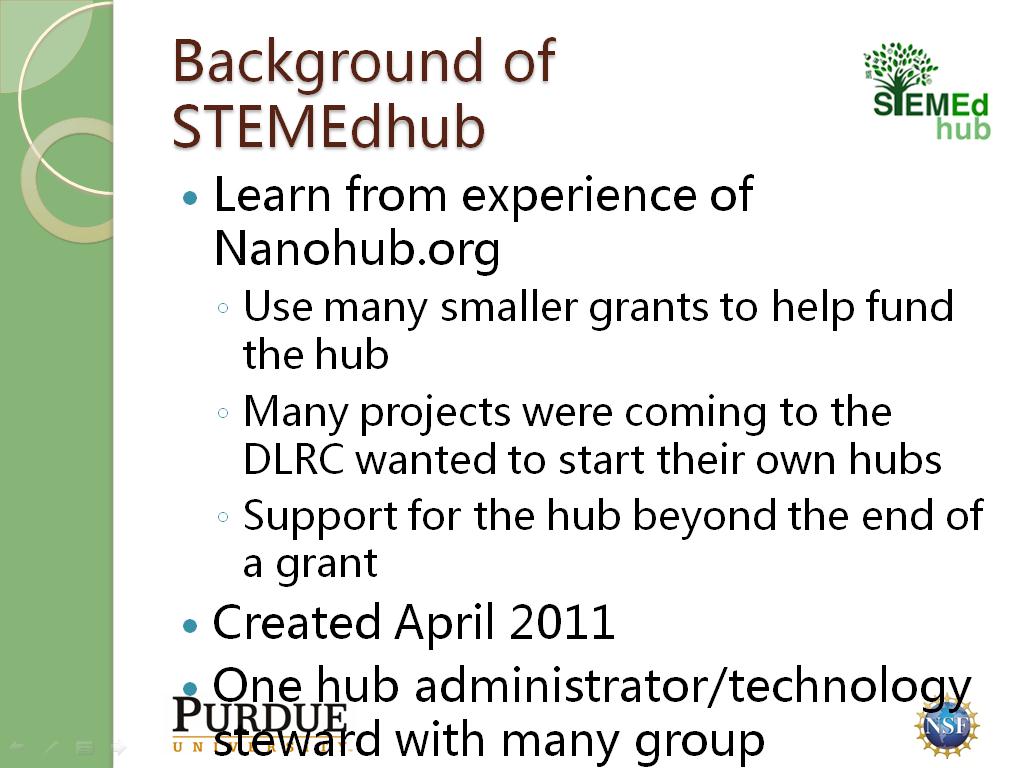 Background of STEMEdhub