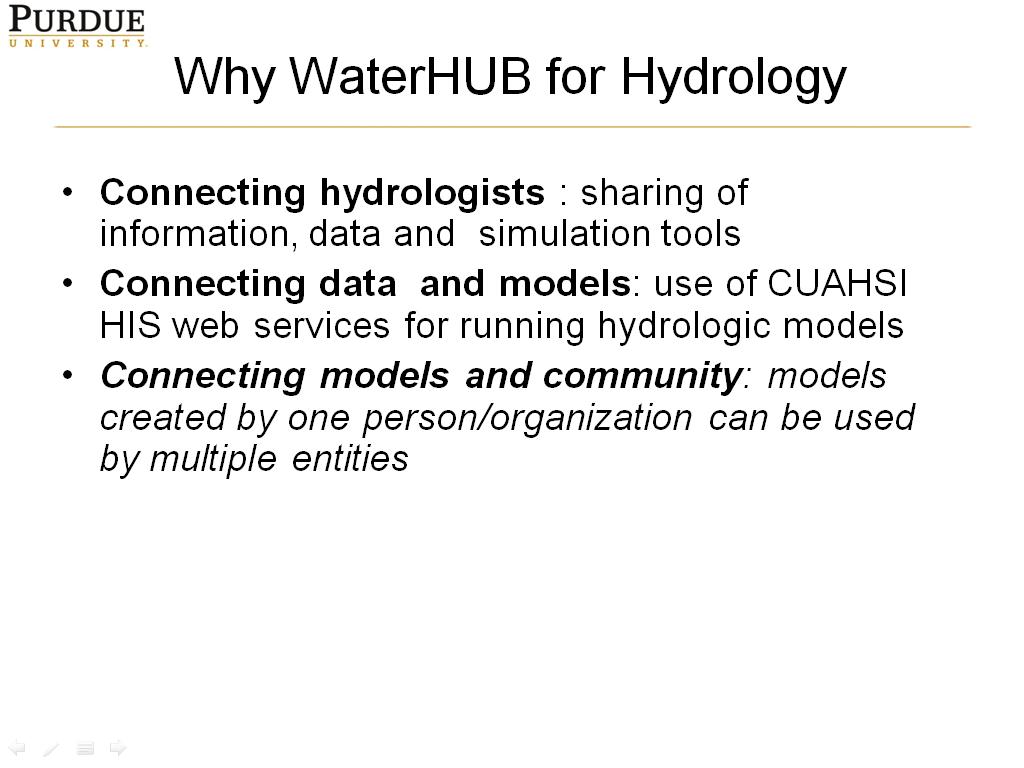 Why WaterHUB for Hydrology