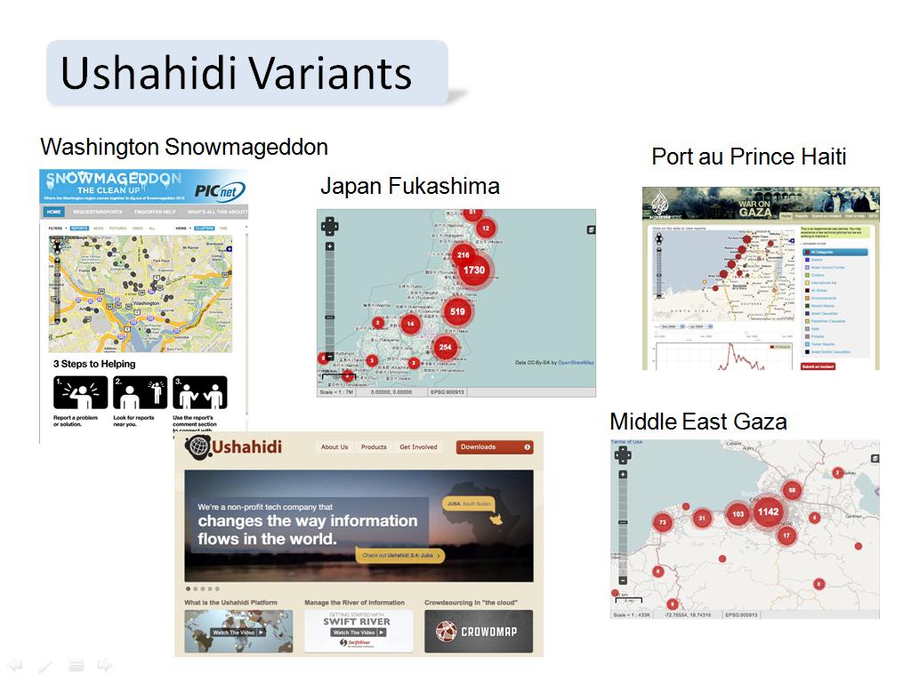 Ushahidi Variants