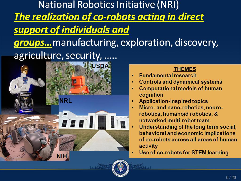 National Robotics Initiative (NRI)
