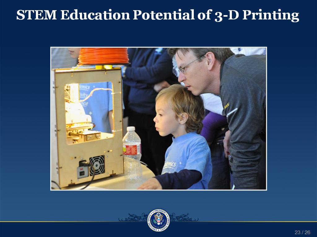 STEM Education Potential of 3-D Printing