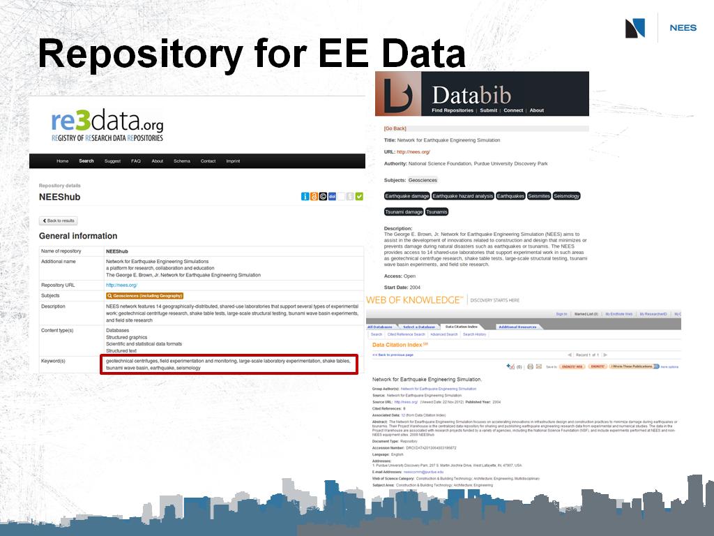 Repository for EE Data