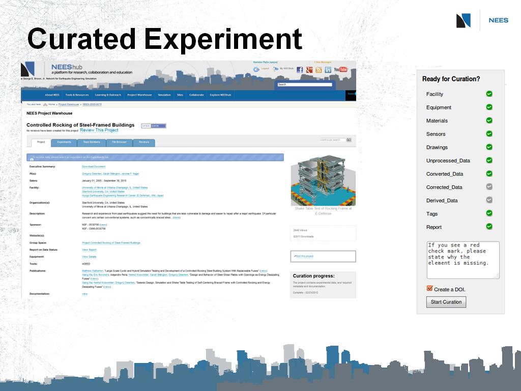 Curated Experiment