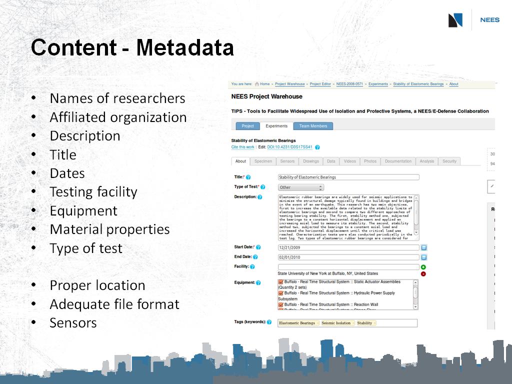 Content - Metadata