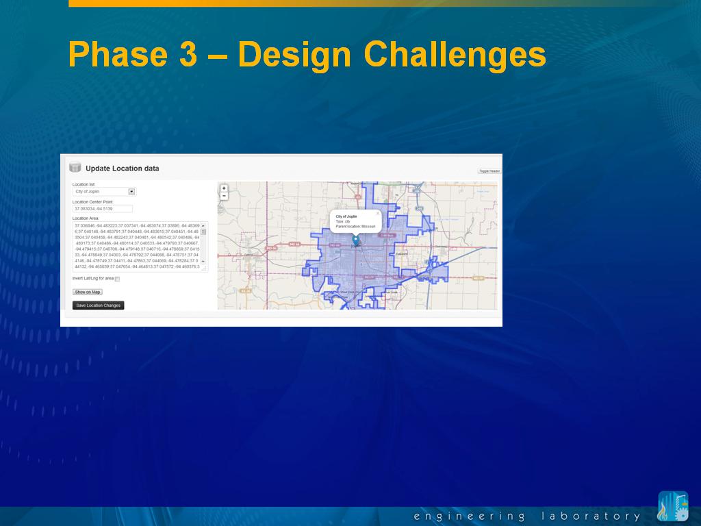 Phase 3 – Design Challenges