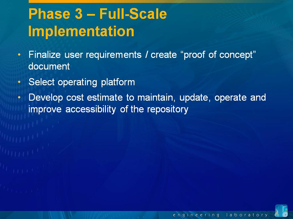 Phase 3 – Full-Scale Implementation