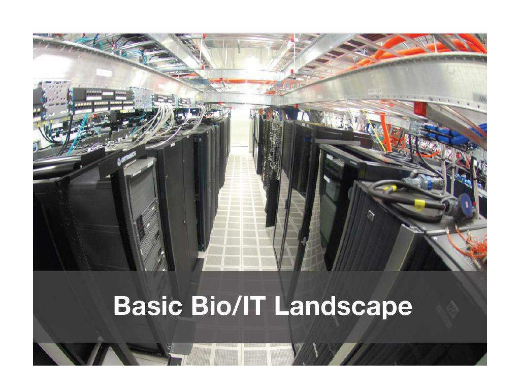 Basic Bio/IT Landscape