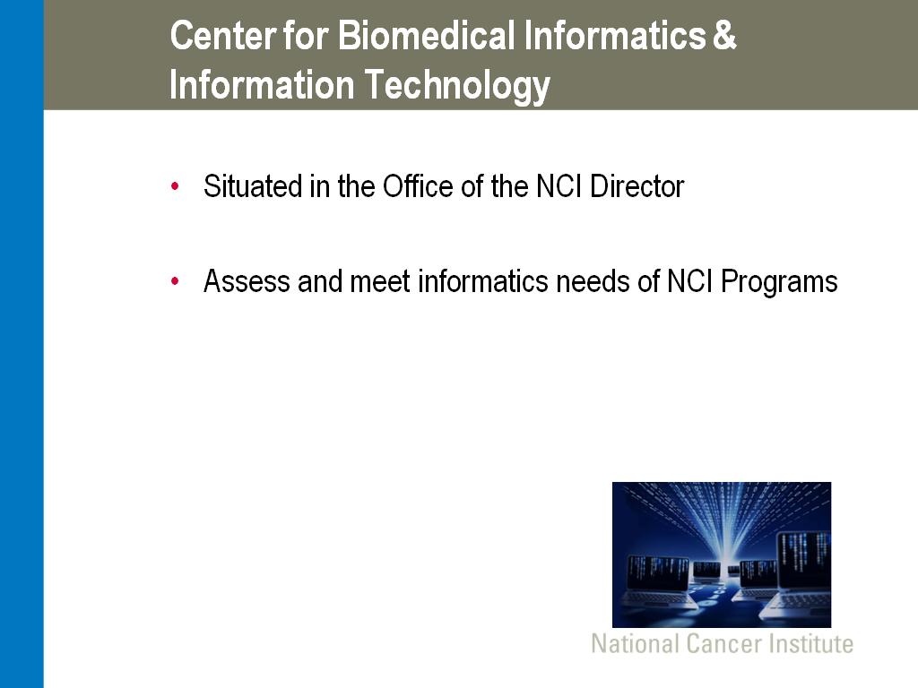 Center for Biomedical Informatics & Information Technology