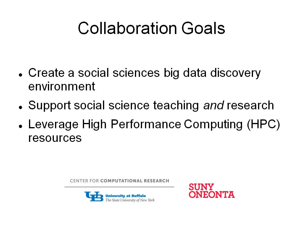 Collaboration Goals