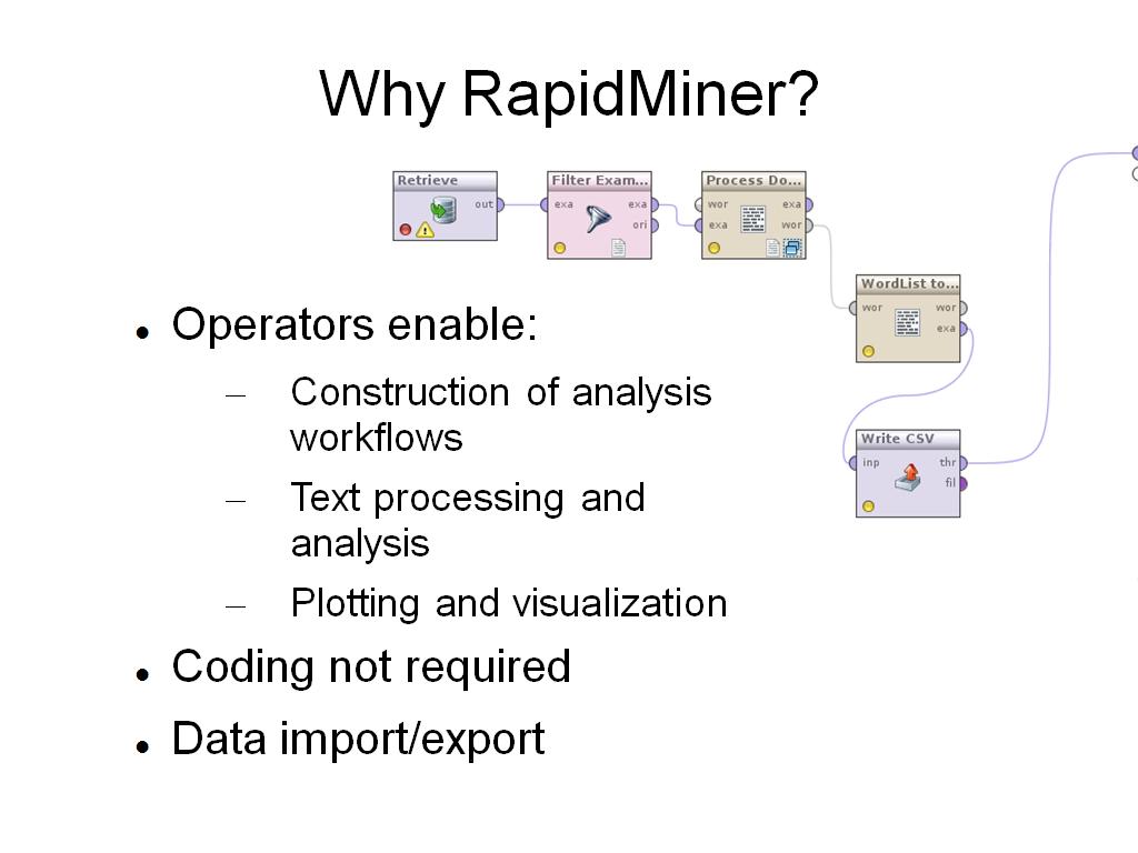 Why RapidMiner?