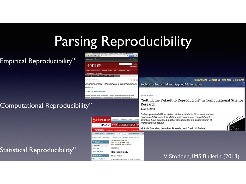 Parsing Reproducibility