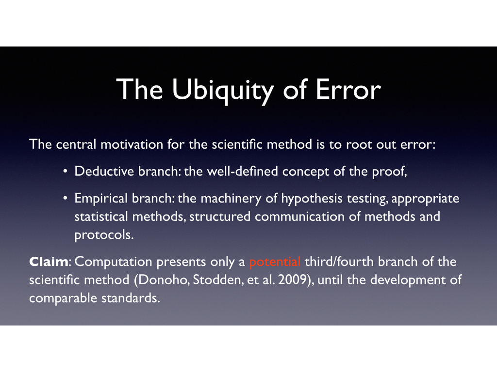 The Ubiquity of Error