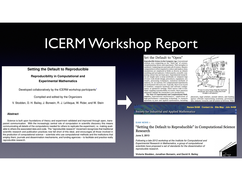 ICERM Workshop Report