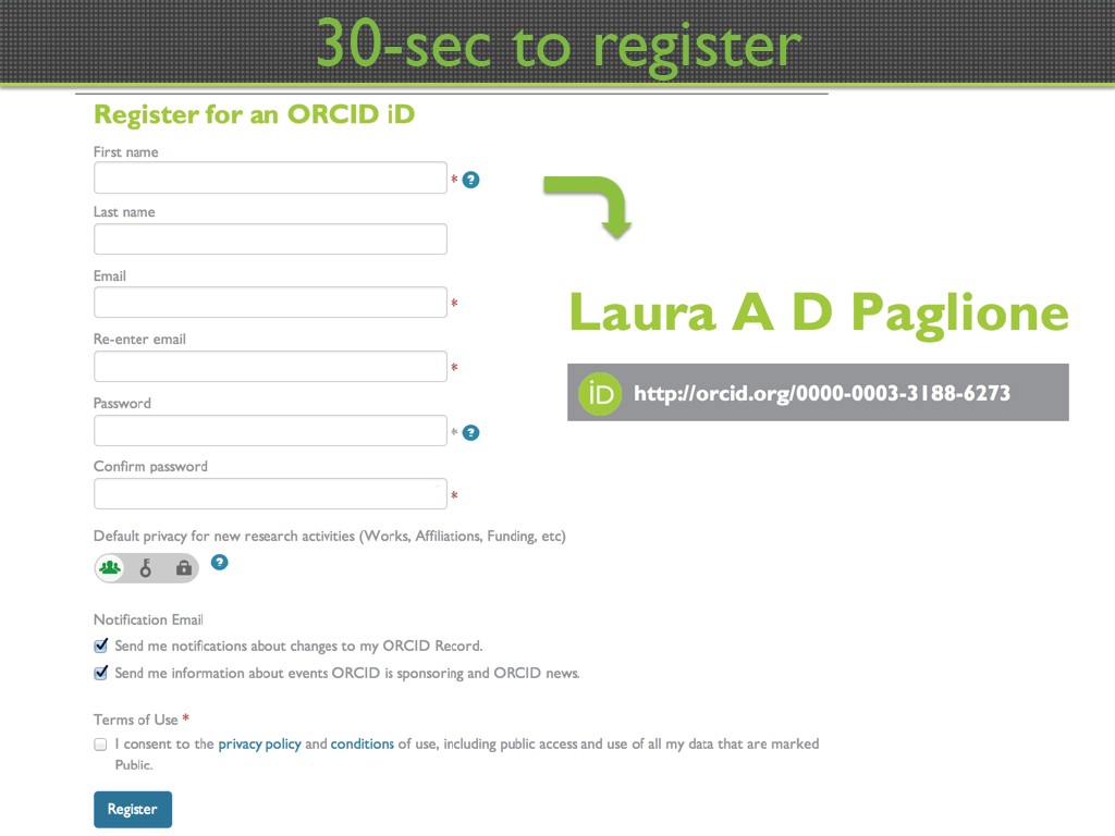 30-sec to register