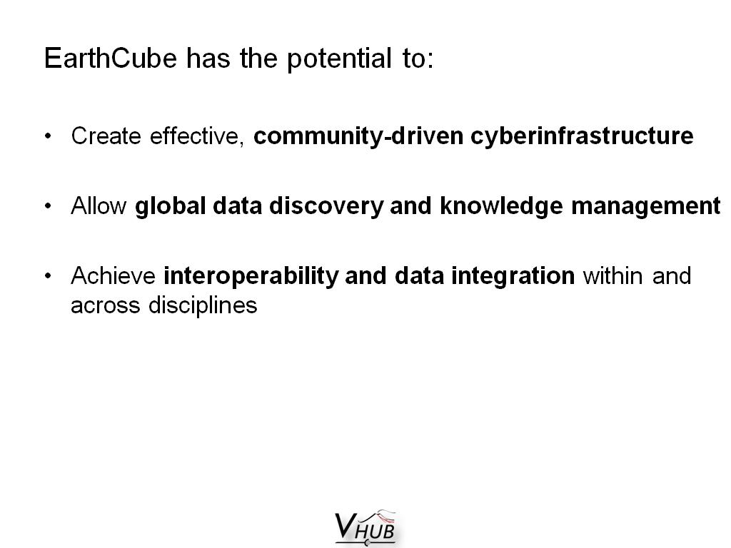 The Potential of EarthCube