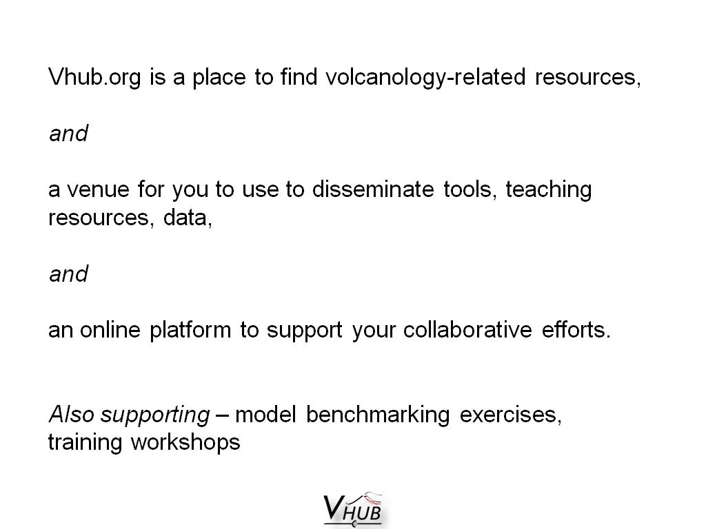 Vhub.org is a place to find volcanology-related resources,