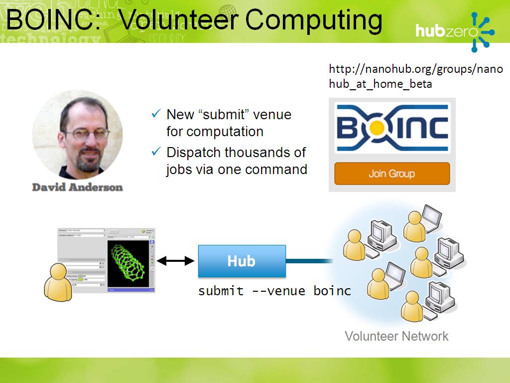 BOINC: Volunteer Computing