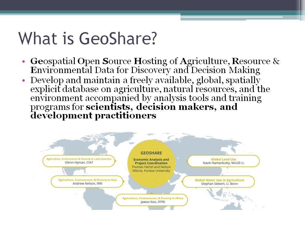 What is GeoShare?