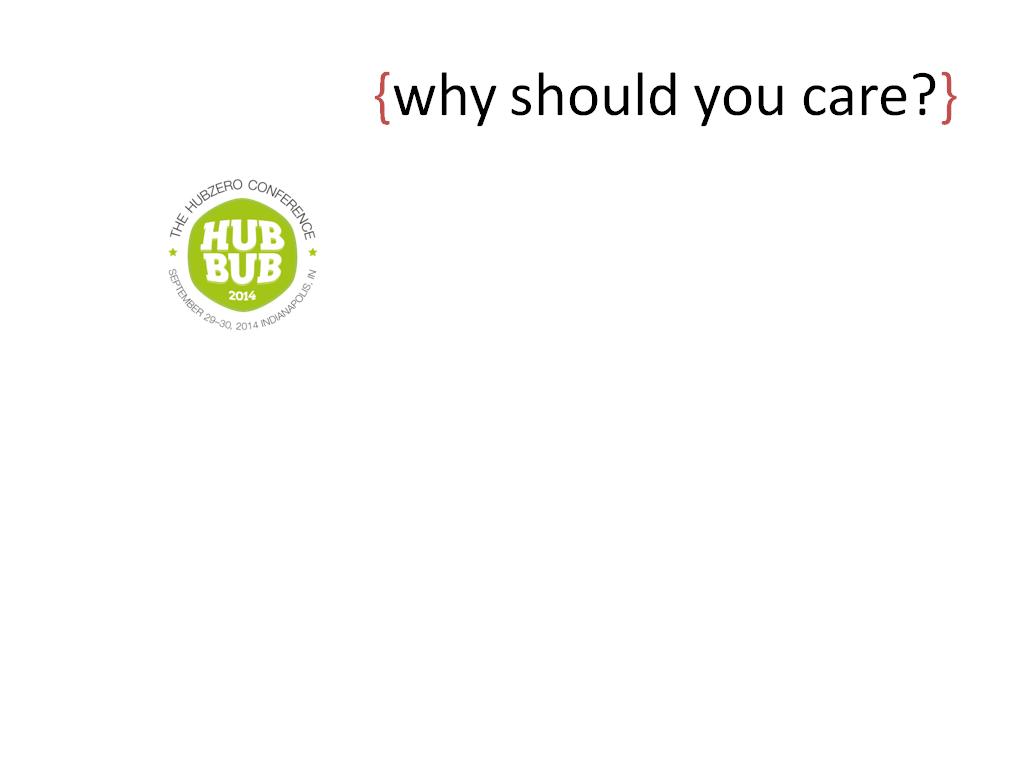 {why should you care?}
