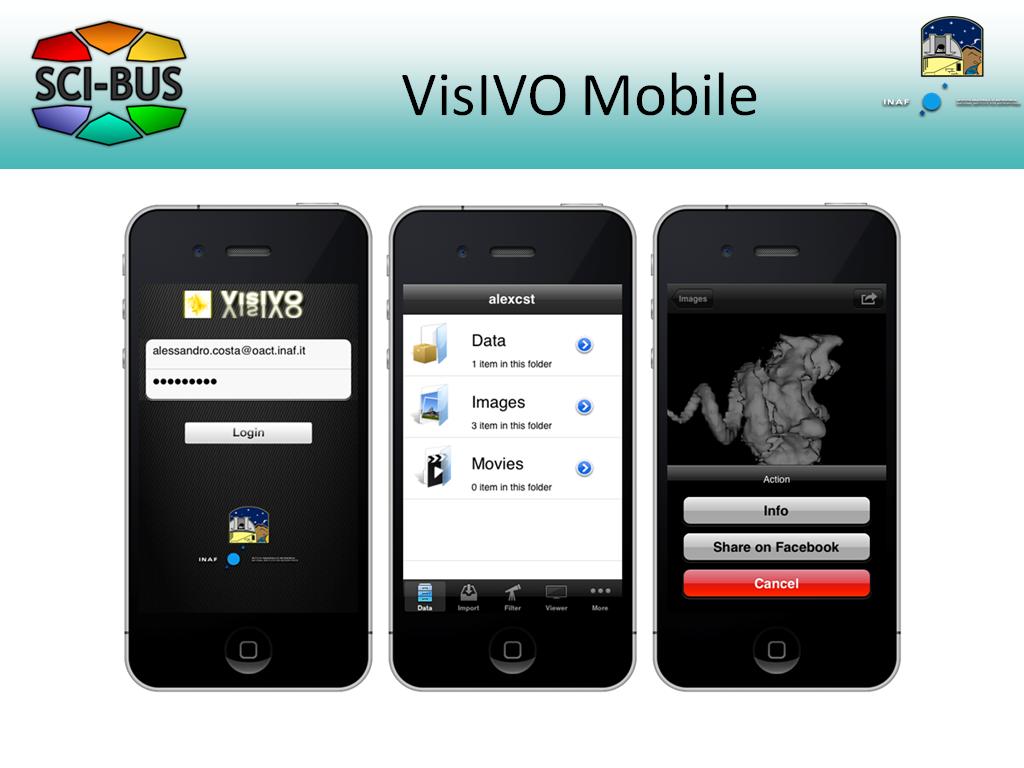 VisIVO Mobile